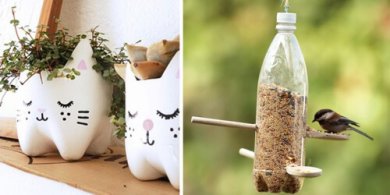 13 formas criativas de reutilizar garrafas plásticas em casa