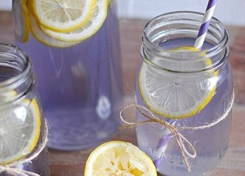 Limonada de lavanda para dores de cabeça e ansiedade
