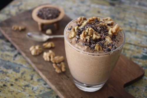 Vitaminas com chocolate