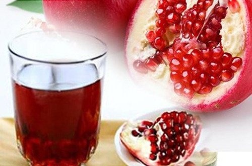 Suco de romã para tratar o ácido úrico