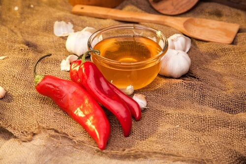 Pimenta e mel para a tosse seca