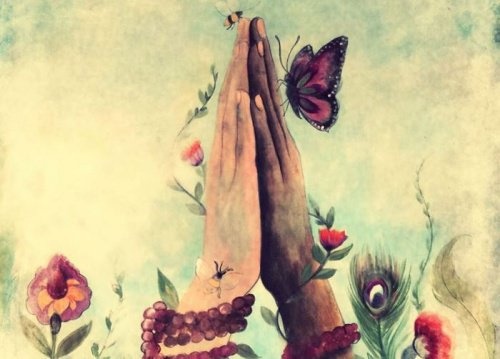 Maos-e-borboleta