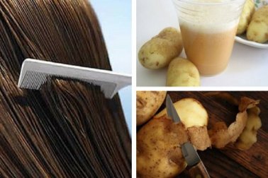 Você sabia que a água das cascas de batata pode ajudar a fortalecer o cabelo?