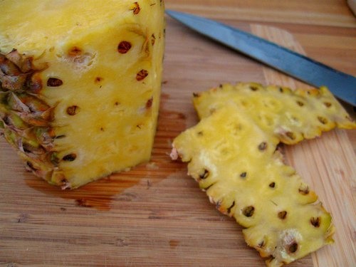 Abacaxi com água de linhaça