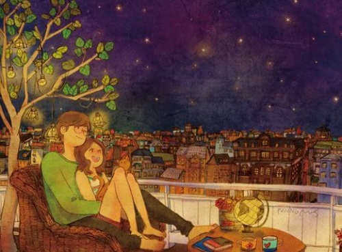 O amor do casal está nos detalhes