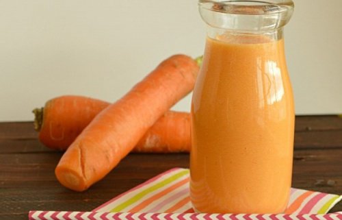 Suco de cenoura para cuidar dos rins