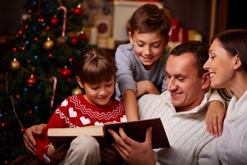 Família reunida no Natal