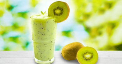 Suco poderoso de melão e kiwi para emagrecer