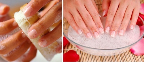 Limpar as unhas