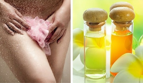 Prepare um óleo natural para proteger a área íntima
