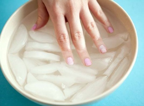 Secar o esmalte em agua