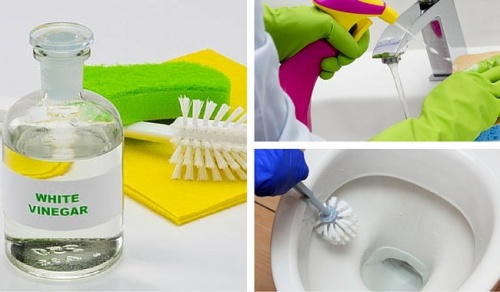6 formas de limpar o banheiro com vinagre branco