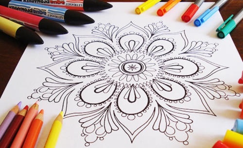 Mandala para colorir
