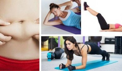 7 exercícios muito simples para queimar a gordura abdominal
