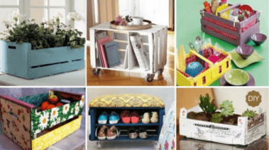 7 trabalhos manuais com caixas para decorar