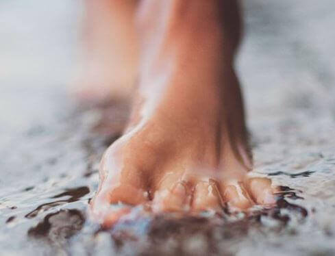 pés-molhados