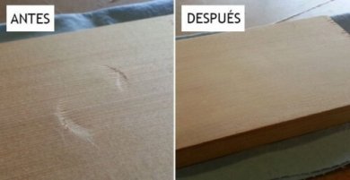Um truque eficaz para remover deformidades na madeira