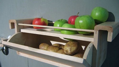 Evitar o desperdício de batatas e maçãs