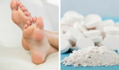 Um truque simples para eliminar os calos dos pés com aspirina
