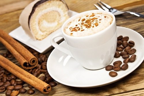 capuccino com canela