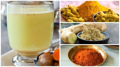 Bebida de gengibre, cúrcuma e pimenta caiena para desintoxicar o organismo
