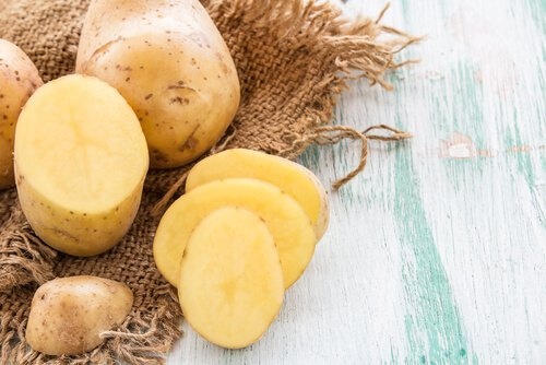 limpador de janelas de batata