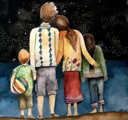Familia feliz