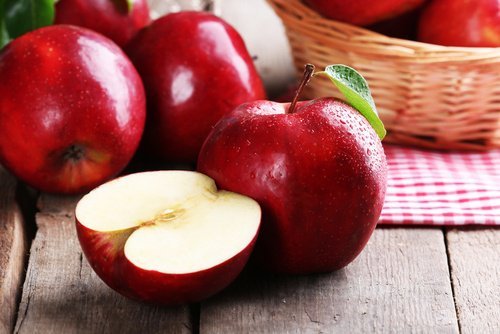 maçãs-limpar-fígado