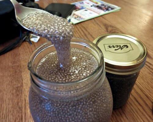Gel de sementes de chia