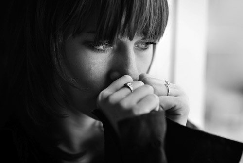 Mulher com depressão