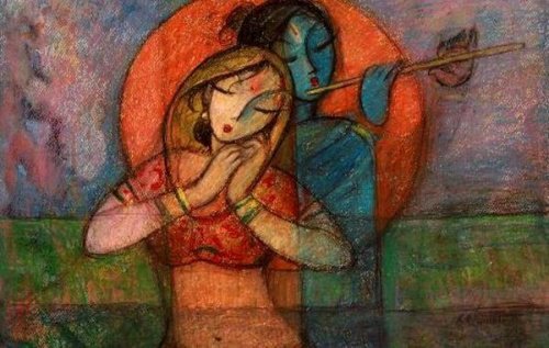 Pessoa com alguA�m tocando instrumento