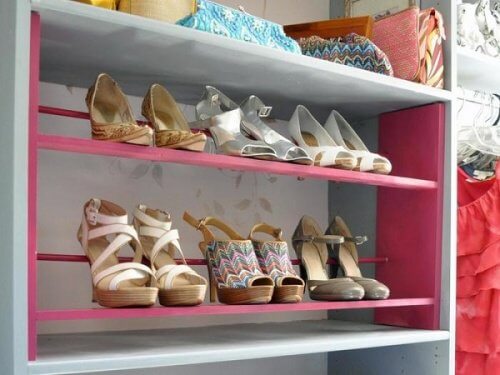 Estante para sapatos