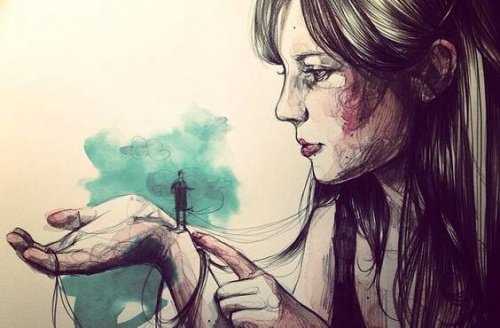 Mulher com autoestima alta