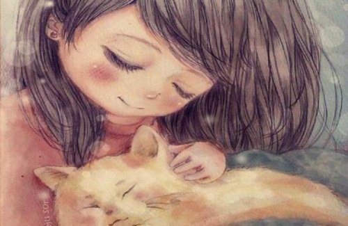 Menina com inteligência emocional