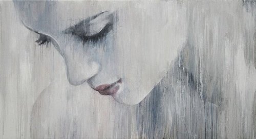 Muoher triste esperando por alguém