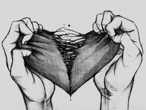 Coração que quebrou por ter esperado tanto um amor