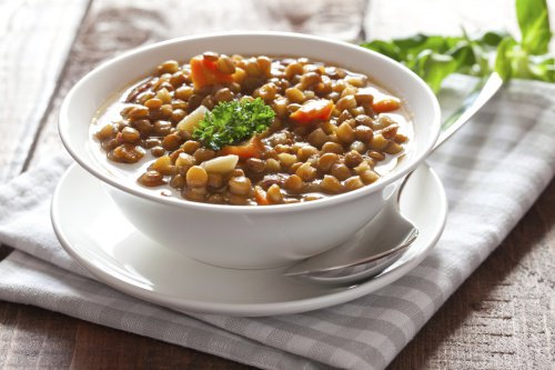 Sopa de lentilhas