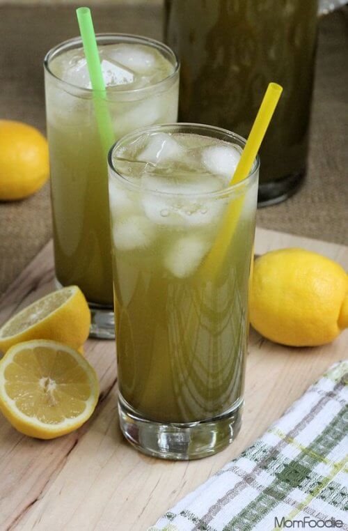limonada de chá verde