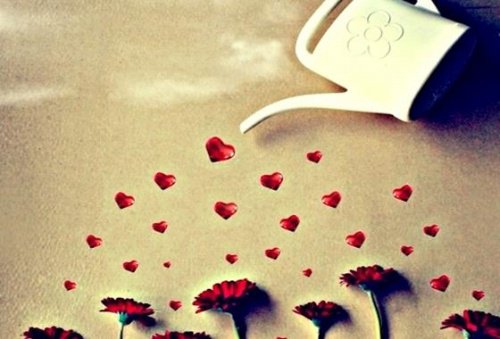 Corações simbolizando amor