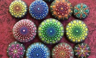 A Arteterapia com pedras: nova técnica para aliviar o estresse