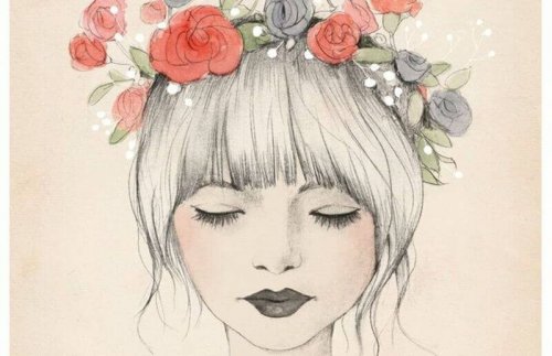mulher-com-flores-no-cabelo