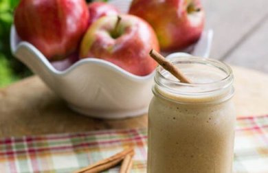 4 receitas de vitamina de maçã para obter um abdômen sarado