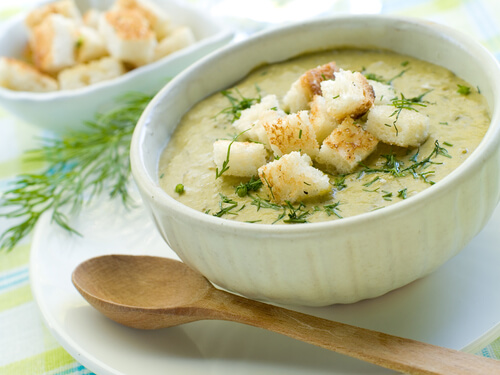 Sopa de brócolis