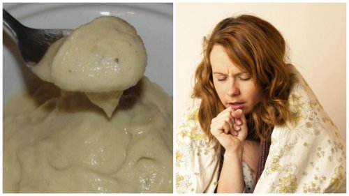 Creme de banana e mel para combater a tosse e os sintomas do resfriado