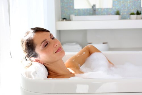 banho relaxante