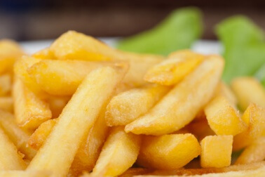 Batata frita é ruim para o rosto