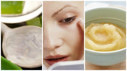 Máscara caseira de maçã, uva e aloe vera para reduzir rugas Máscara caseira de maçã, uva e aloe vera para reduzir rugas
