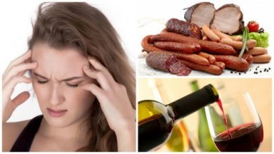 9 alimentos e bebidas que podem causar enxaqueca