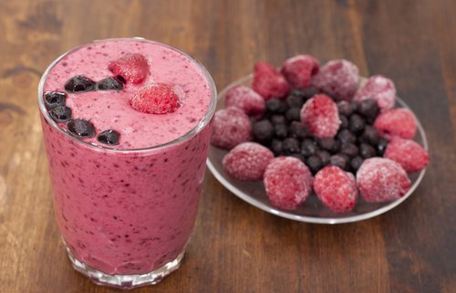 Suco de morango para regular o açúcar