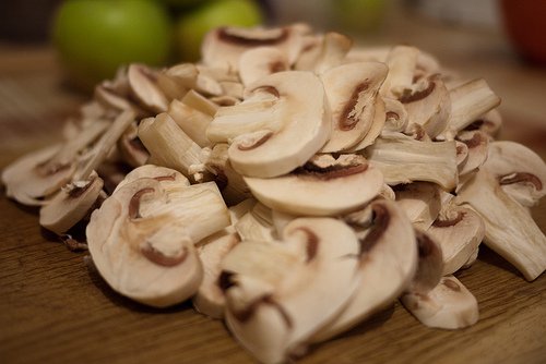 Champignon e o micro-ondas